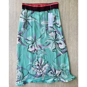 NWT MARNI Sheer Floral Midi Skirt